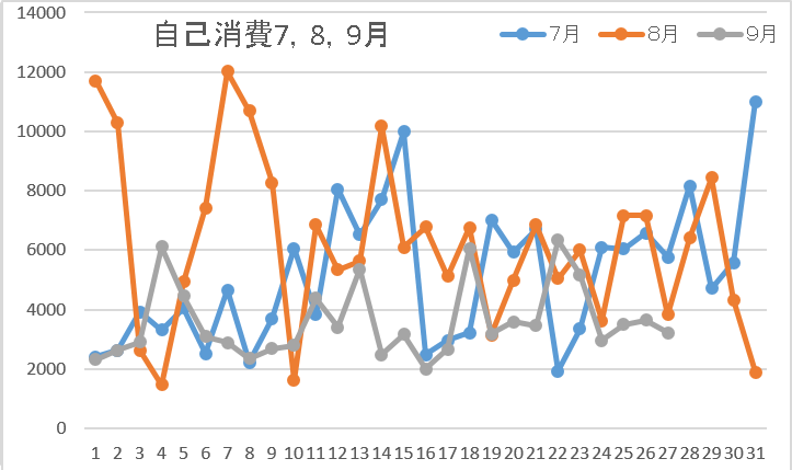 自己消費9月4
