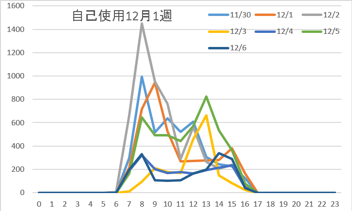 自己使用12月1週