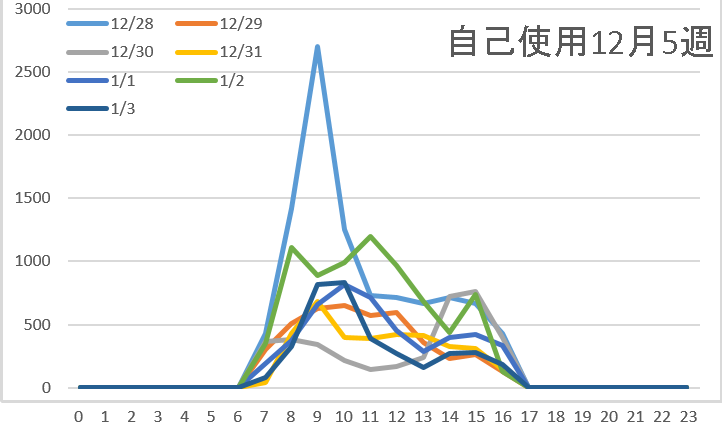 自己使用12月5週