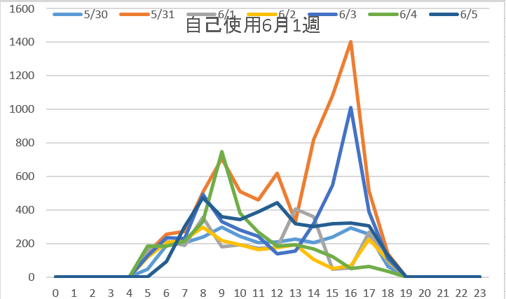自己使用6月1週
