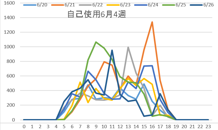 自己使用6月4週